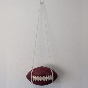Rhinestone football purse